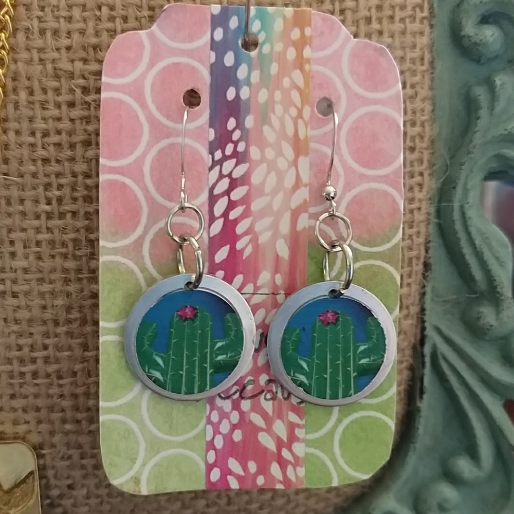 Cactus Earrings